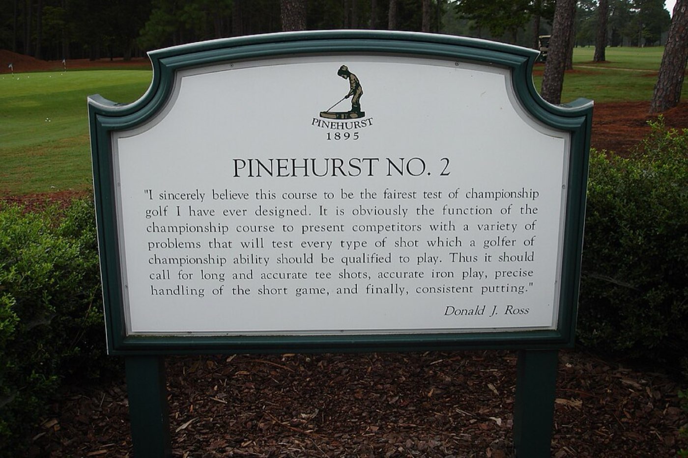 Pinehurst No. 2, Pinehurst, NC
